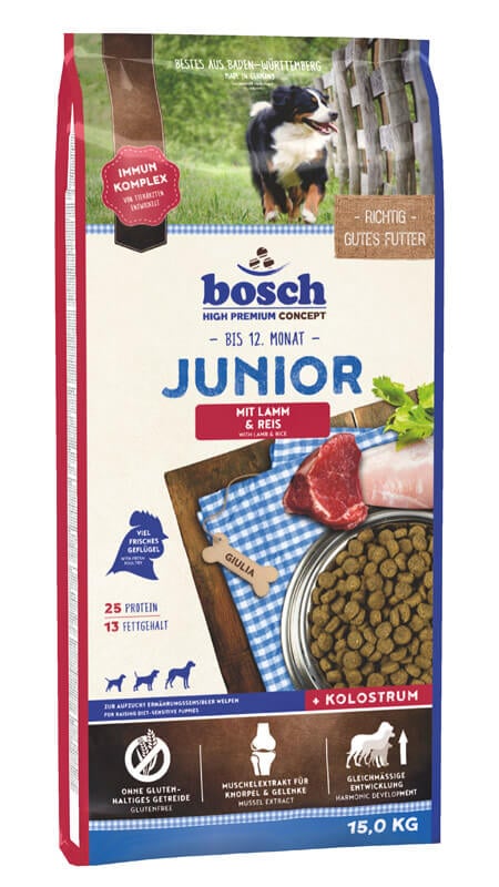 BOSCH Junior Lamm & Reis 15 kg