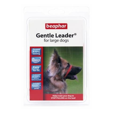 BEAPHAR Gentle leader L Halsband für große Hunde schwarz