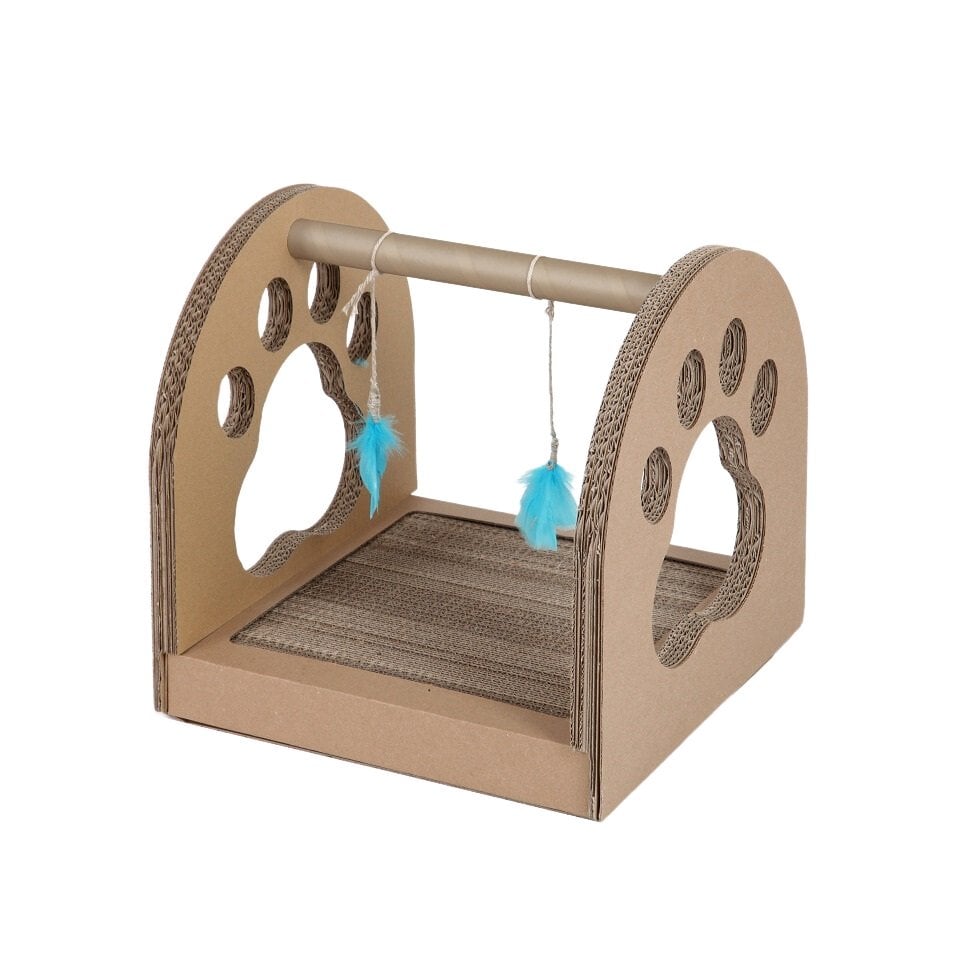 CARTON+ PETS Spielzeug mit Kratzbaum für Katze Fun Park