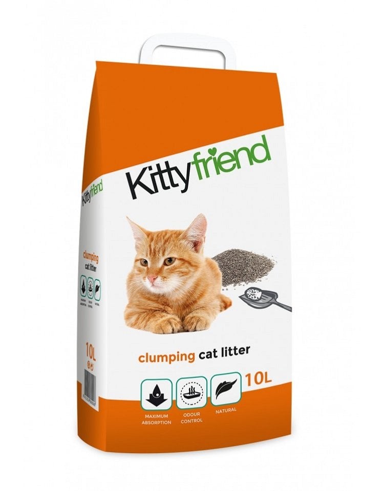 SANICAT Kittyfriend Clumping 10L Bentonit-Katzenstreu