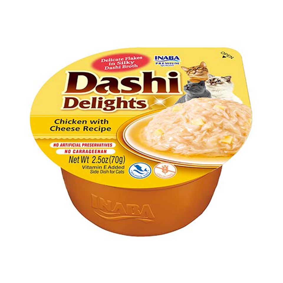 INABA Cat Dashi Delights Hähnchen und Käse 70 g