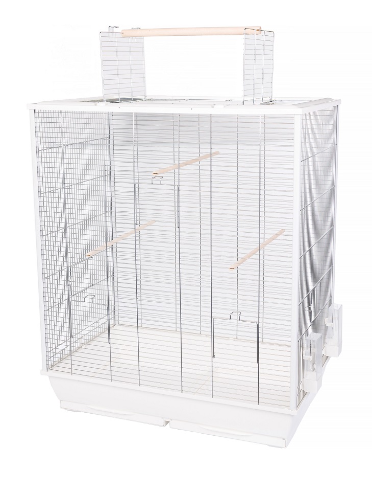 INTERZOO Fiona XL Vogelkäfig 78 cm weiß