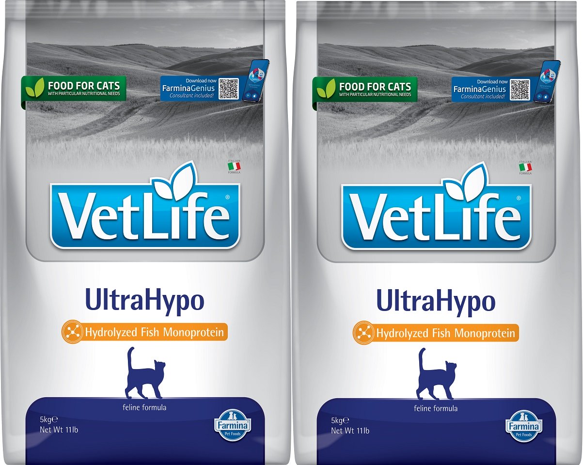 FARMINA Vet Life Cat UltraHypo Futter für Katzen mit Verdauungsproblemen 2x 5kg