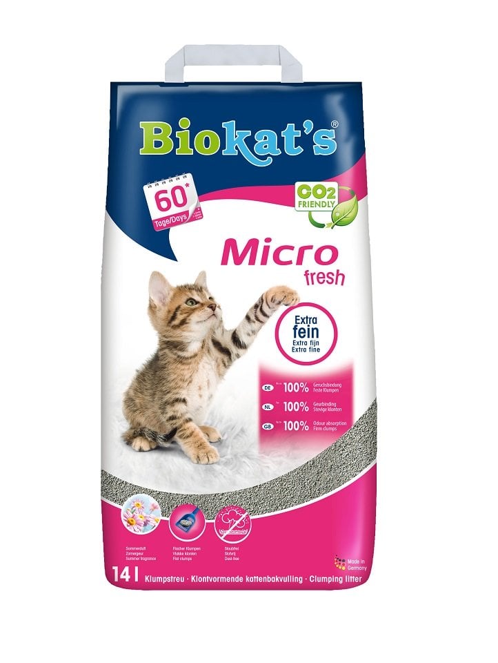 BIOKAT'S Micro Fresh Katzenstreu 14 l