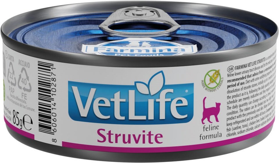 FARMINA VET Life natürliche Ernährung Katze Struvit 85 g