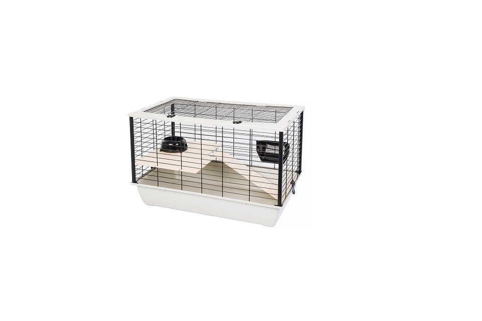 INTERZOO BUNNY 80 DE LUXE Kaninchenkäfig 78 cm warm grau