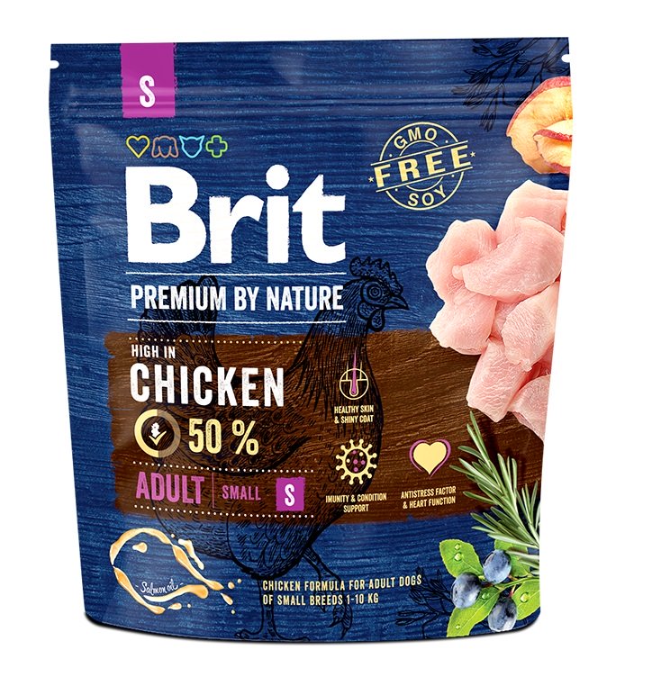 BRIT Premium By Nature Adult Small S 1 kg