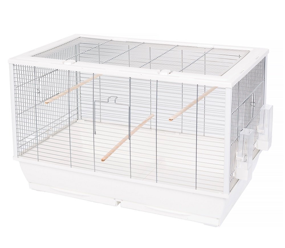 INTERZOO Fiona Mini Vogelkäfig 78 cm weiß