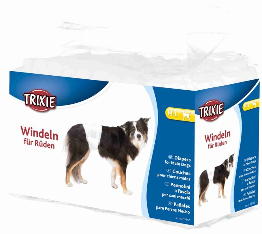 TRIXIE Windeln für Rüden M–L: 46–60 cm 12 St.