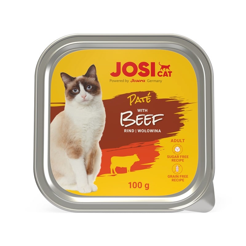 JOSERA JosiCat Rinderpastete für Katzen 100g
