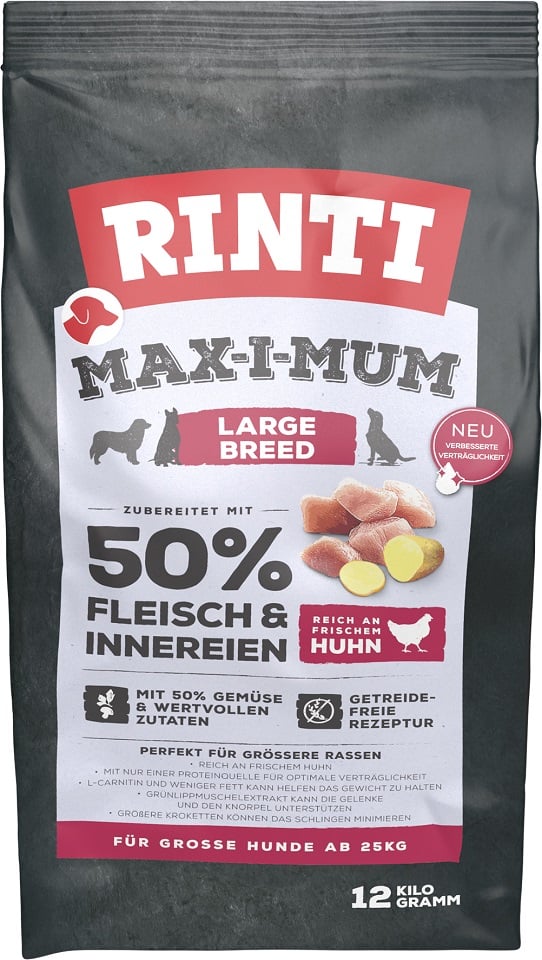 RINTI MAX-I-MUM Large Breed Chicken 12kg