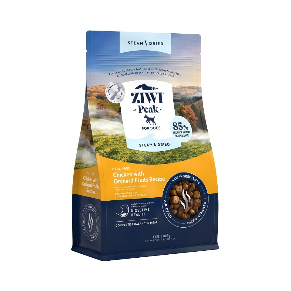 ZIWIPEAK Dog Steam & Dried Hühnertrockenfutter für Hunde 800 g