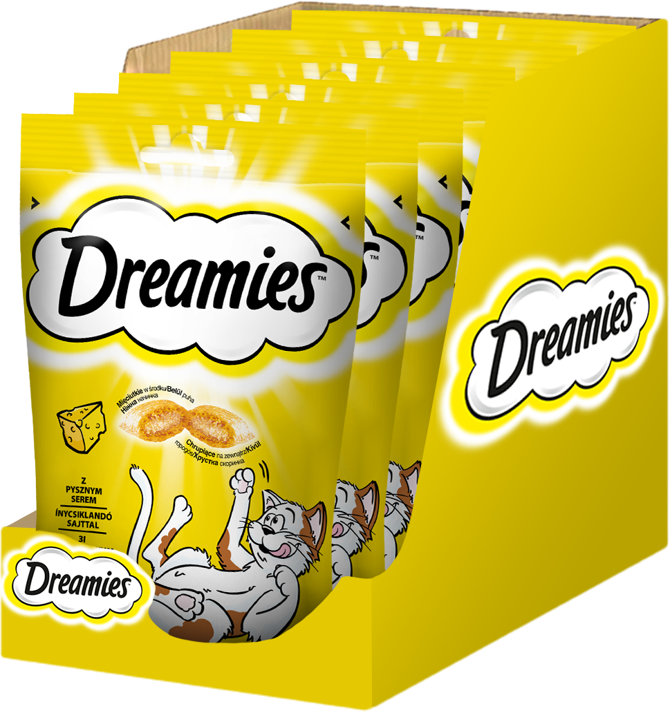 DREAMIES 6x60 g Katzensnacks mit Käse