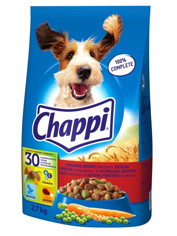 CHAPPI Rindfleisch und Geflügel 2,7 kg