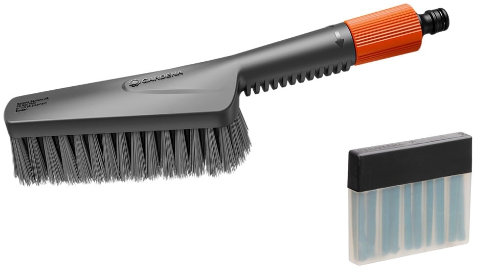 GARDENA Cleansystem Soft-Handbürste S mit Seifenkartuschen