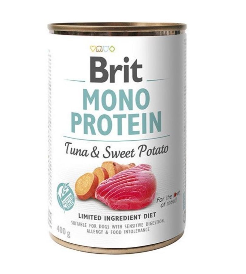 BRIT Mono Protein Tuna & Sweet Potato 400 g Monoprotein Karmatta und Yamswurzel