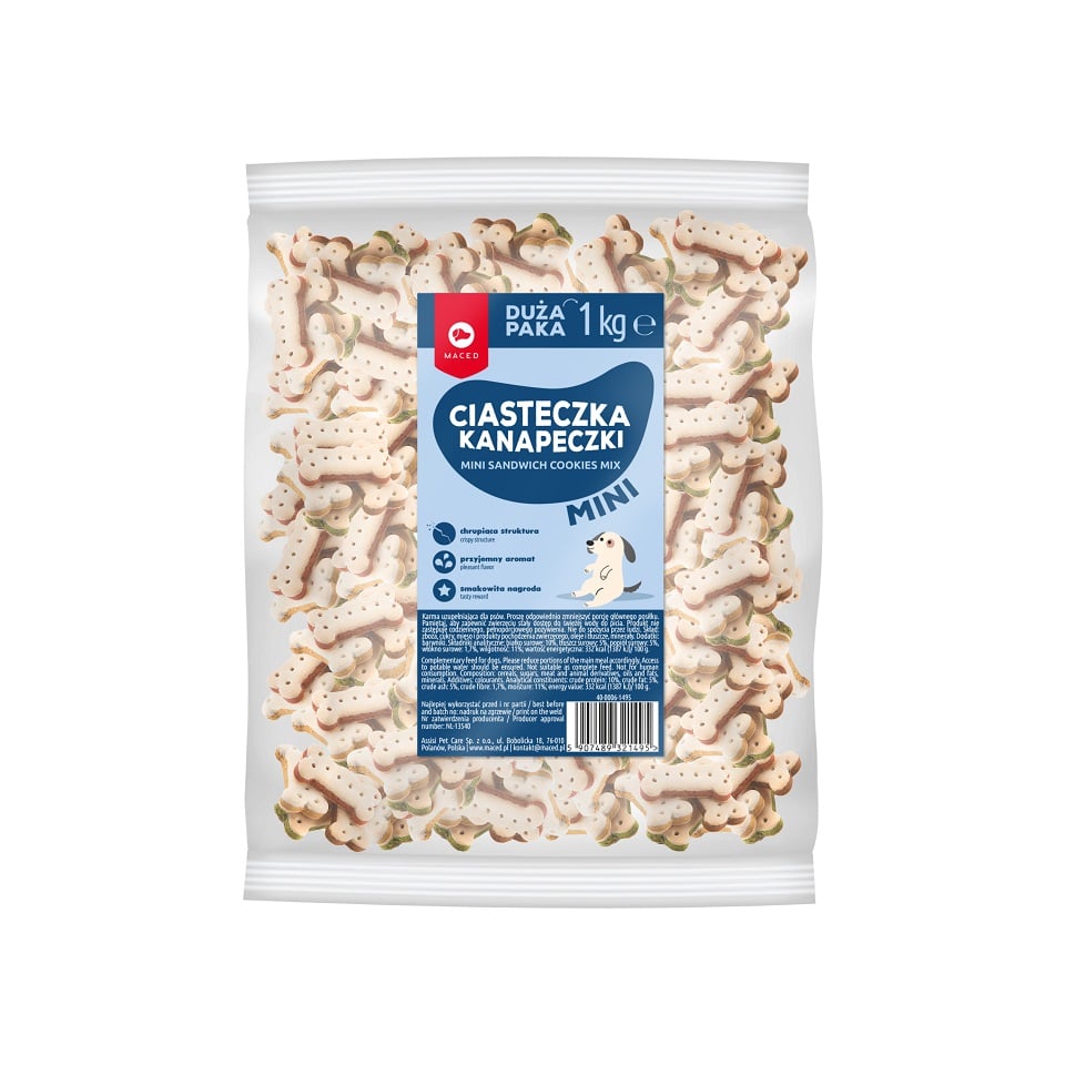 MACED Kekse Würfel Mini Mix 1 kg