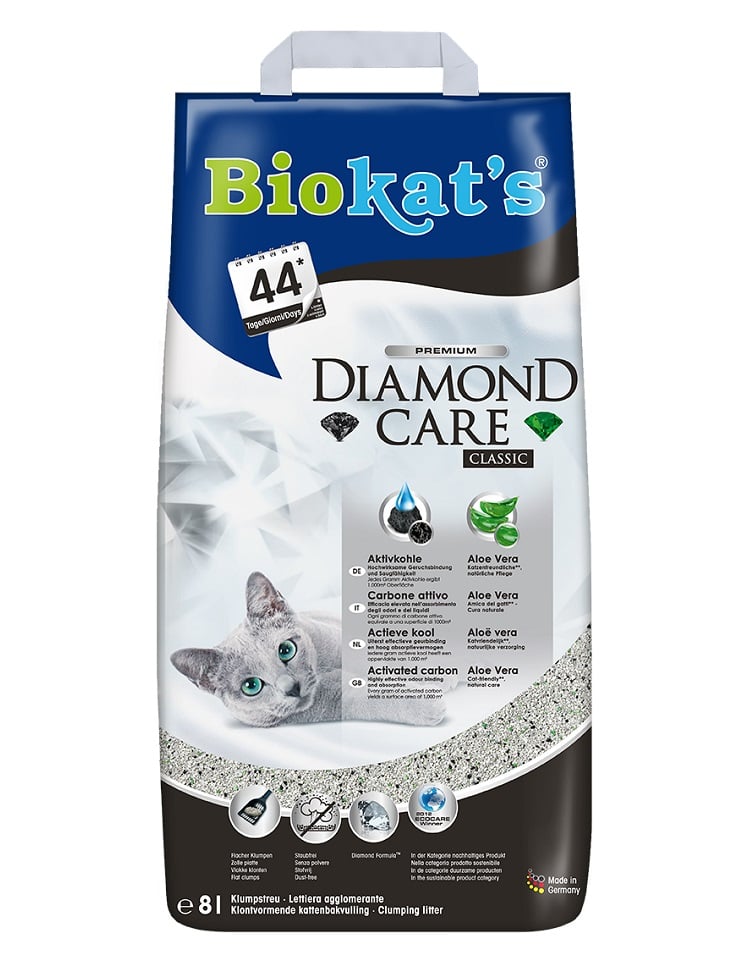 BIOKAT'S Diamond Care Classic 8 l Katzenstreu