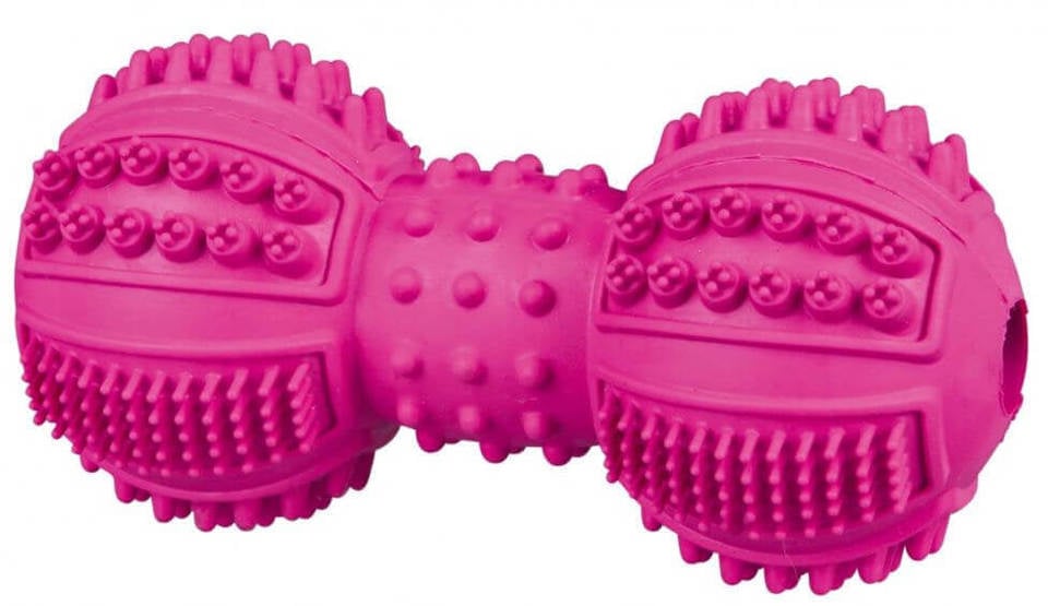 TRIXIE Hantel, Naturgummi 9 cm