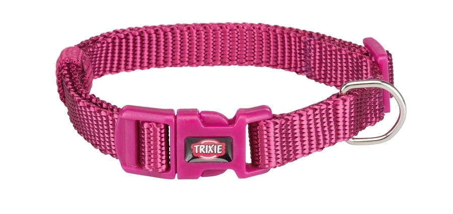 TRIXIE Premium Halsband, L–XL: 40–65 cm/25 mm, fuchsia