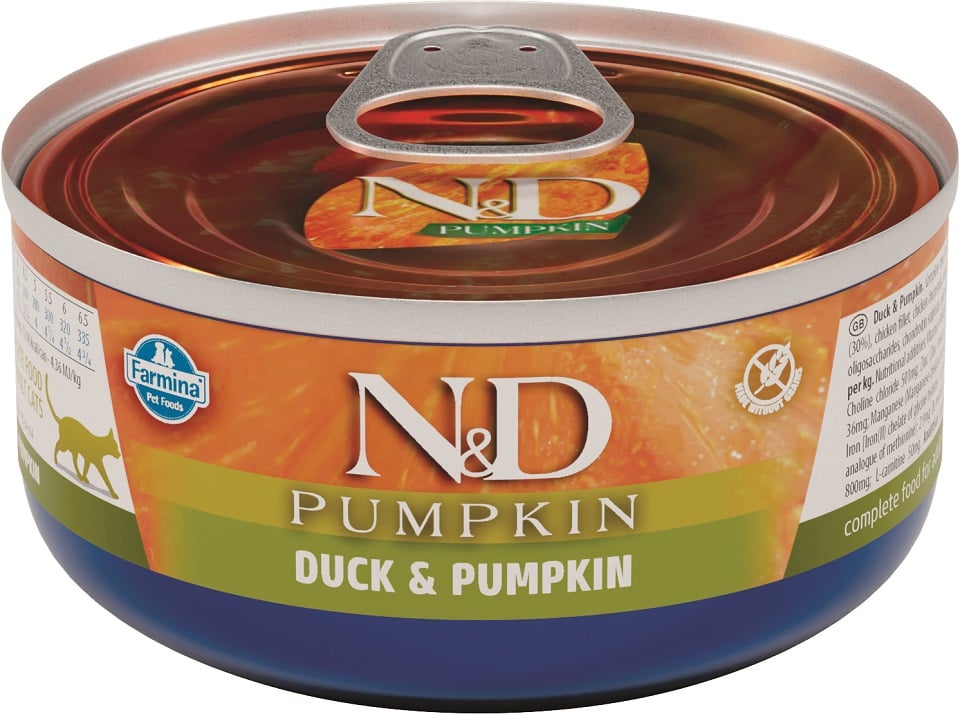 FARMINA N&D Cat duck & Pumpkin 70 g Katzenfutter mit Ente