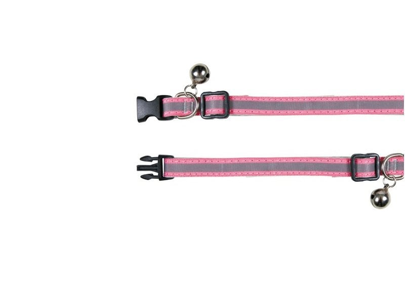TRIXIE Halsband für Kätzchen und kleine Katzen reflektierende Streifen