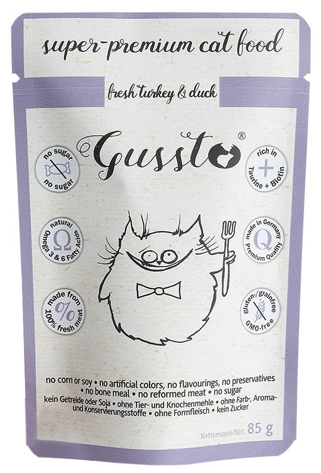 GUSSTO Cat Fresh Turkey & Duck 85 g