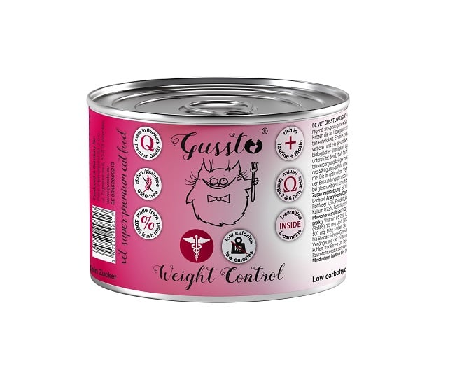 GUSSTO Vet Weight control Cat 200 g Futter für übergewichtige Katzen
