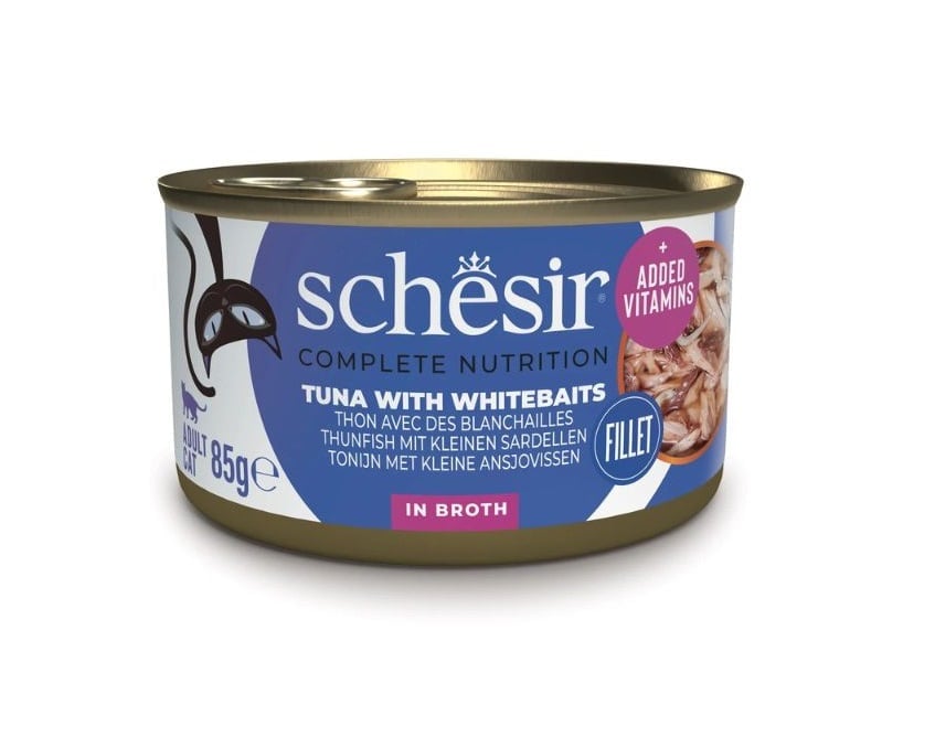 SCHESIR Thunfisch mit gebratenem Fisch und Reis 85g