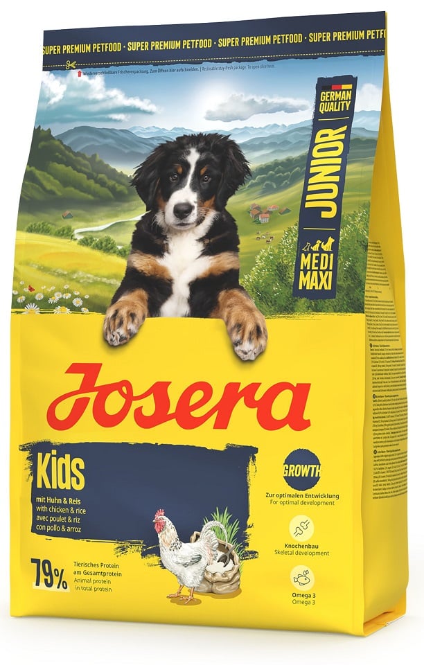 JOSERA Junior Kids für junge Hunde mittelgroßer und großer Rassen 3kg
