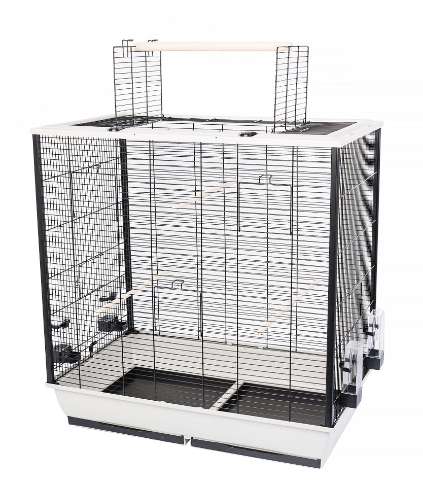 INTERZOO Fiona Vogelkäfig 78 cm warm grau