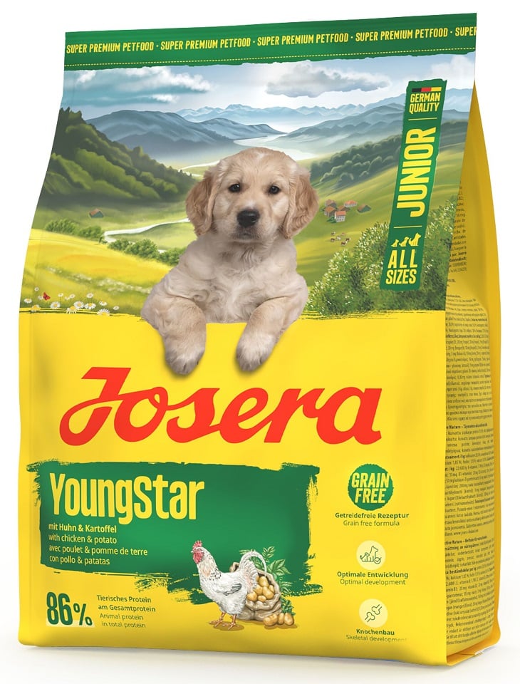 JOSERA YoungStar 900g getreidefreies Futter für Welpen