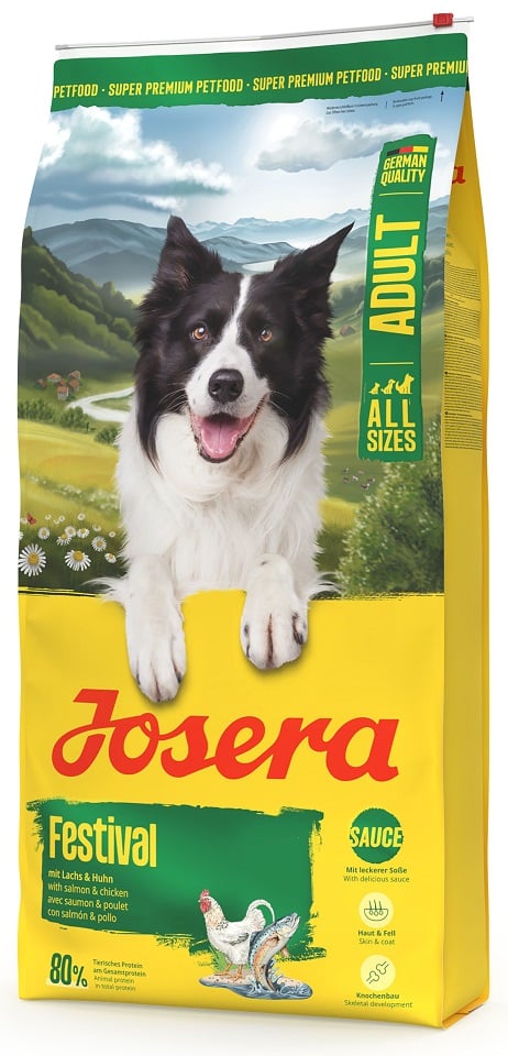 JOSERA Festival 12,5kg für wählerische Hunde mit leckerer Sauce