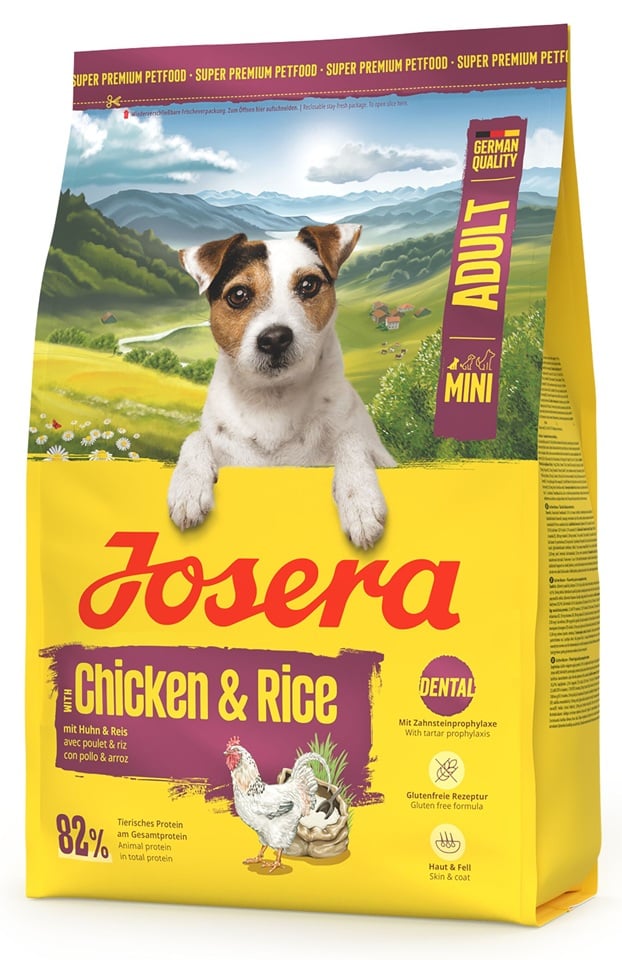 JOSERA Mini Adult Chicken and Rice glutenfrei kleine Rassen 3kg