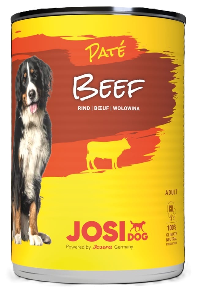 JOSERA JosiDog Pate Beef 800g Pastete mit Rindfleisch für Hunde