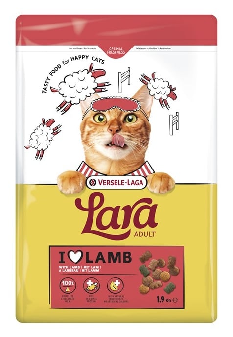 VERSELE-LAGA Lara Adult Lamb Katzenfutter mit Lamm 1,9 kg
