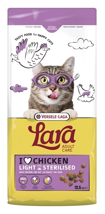 VERSELE-LAGA Lara Adult Light Sterilized 12,5 kg Futter für sterilisierten Katzen