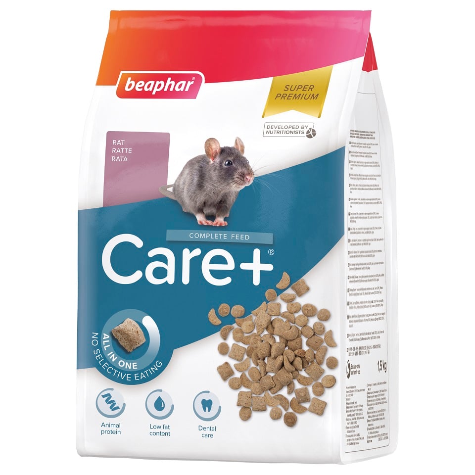 BEAPHAR Care+ Rat Futter 1,5 kg