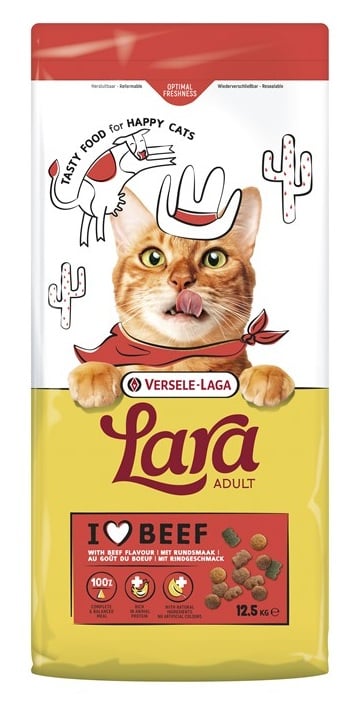 VERSELE-LAGA Lara Adult Beef 12,5 kg Katzenfutter mit Rindfleisch
