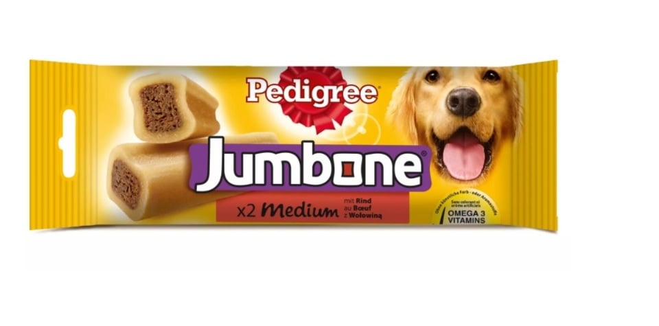 PEDIGREE Jumbone (mittelgroße Hunde) Snacks aus Rindfleisch 180 g