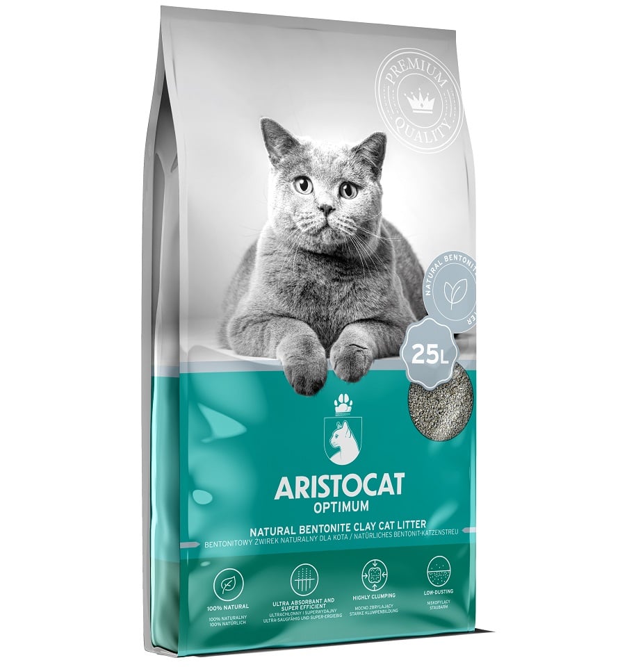 ARISTOCAT Optimum Natural 25 l Bentonit-Katzenstreu