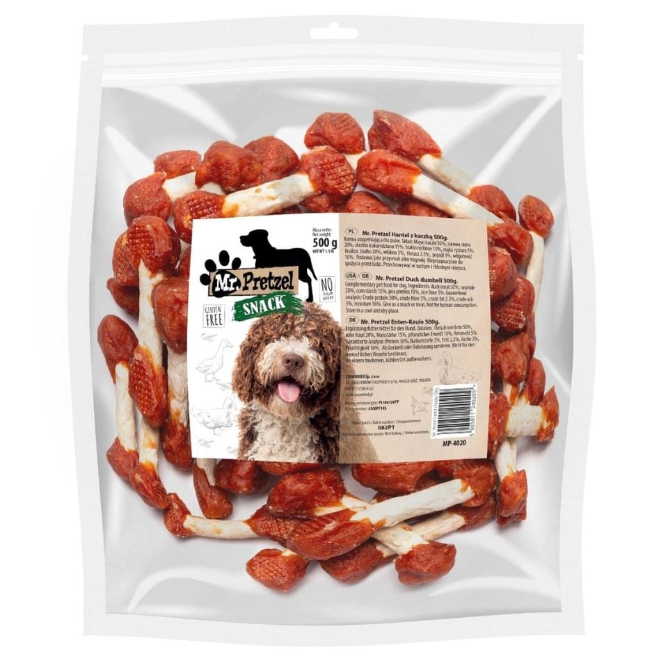 MR. PRETZEL Enten-Keule Snacks für Hunde 500 g