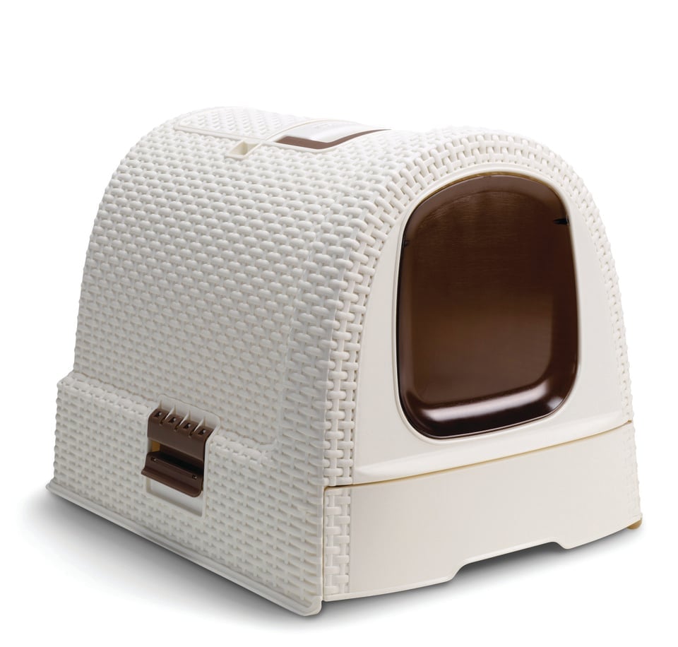 CURVER Katzentoilette 38,5 x 40 x 51 cm beige