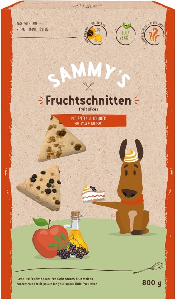 BOSCH SAMMY’S Fruit Slices Obst Snacks 6x800 g