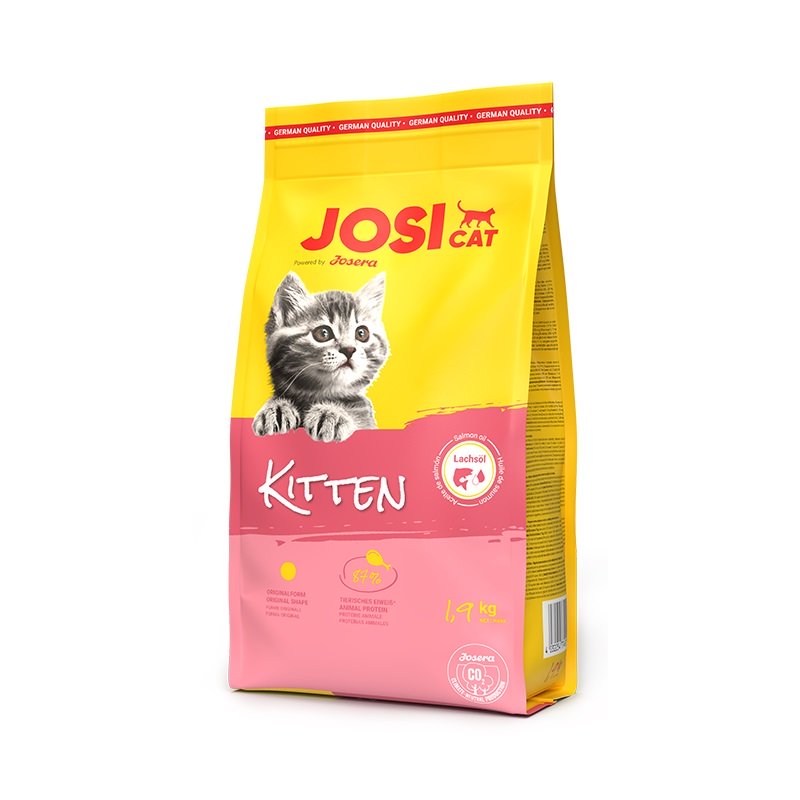 JOSERA JosiCat Kitten für heranwachsende Katzen sowie trächtige und säugende Katzen 2x1,9kg