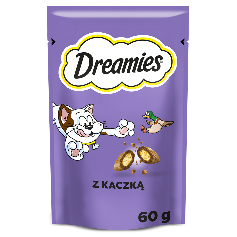 DREAMIES Snacks mit Ente knusprig für Katzen 60g