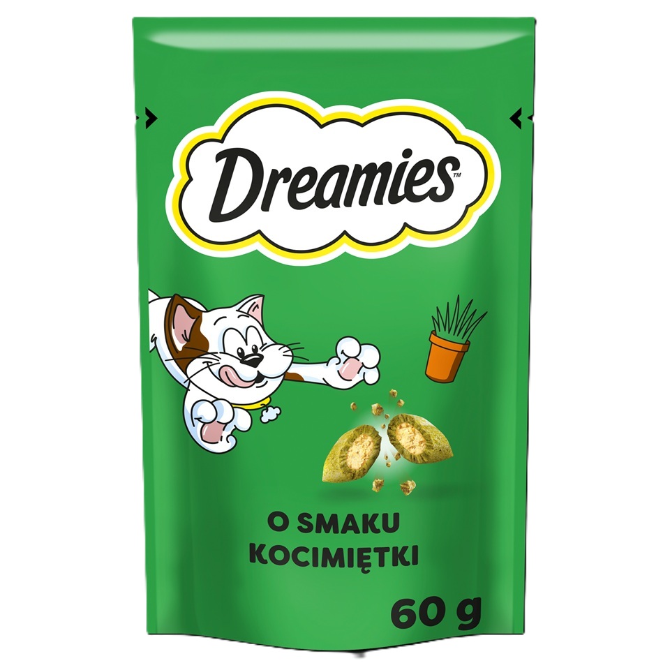 DREAMIES Snacks mit Katzenminze knusprig für Katzen 60 g