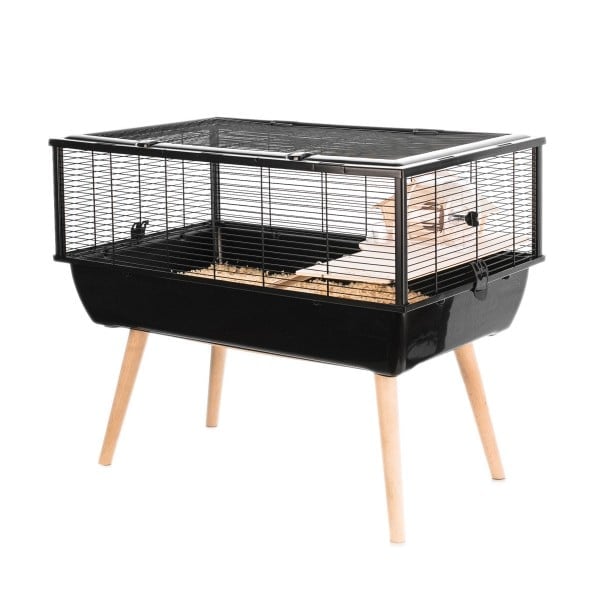 ZOLUX Käfig für Nagetiere 78X48X36 cm H36 szwarz