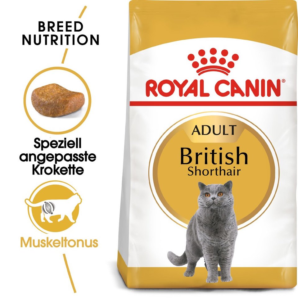 ROYAL CANIN British Shorthair Katzenfutter trocken für Britisch Kurzhaar 3x400 g