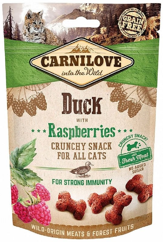CARNILOVE Crunchy snacks Crunchy Duck with Raspberries 50 g